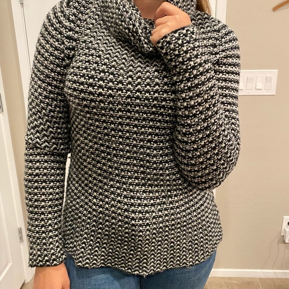 Cliche Couture Black and White Wool Sweater, M - Picture 4 of 9